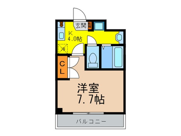 シャンヴェルジェ豊中Ⅱの物件間取画像